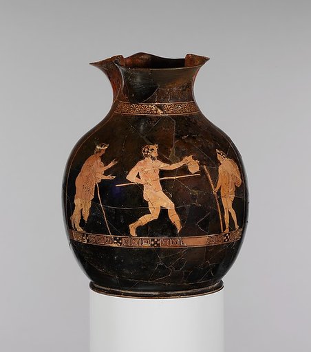 Terracotta oinochoe: chous (jug)