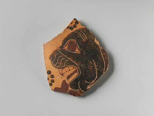 Fragment of a terracotta vase