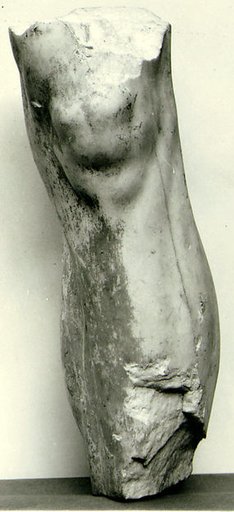 Marble fragments of a statue of the emperor Caracalla