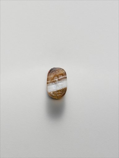 Banded agate scarab