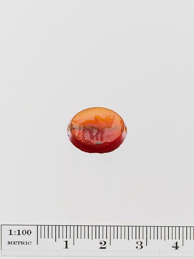 Carnelian scaraboid seal