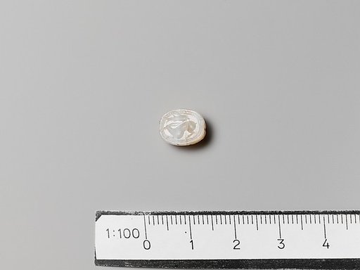 Banded chalcedony scarab