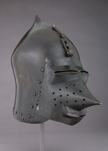 Helmet (Bascinet) with Detachable Visor