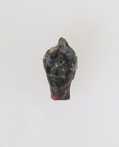 Glass pendant in the form of a Black African's head
