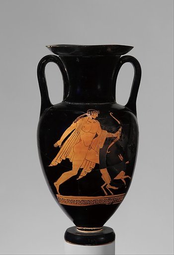 Terracotta Nolan neck-amphora (jar)