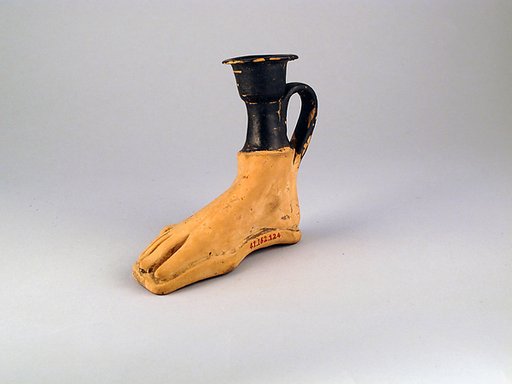 Aryballos in the form of a foot