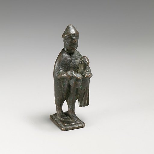 Bronze statuette of a shepherd