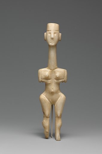Marble female figure