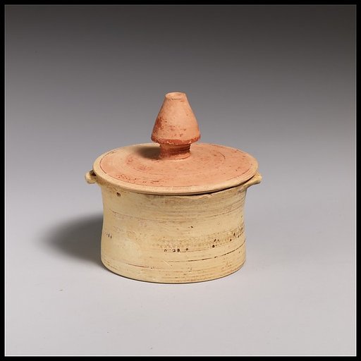Terracotta pyxis (box)
