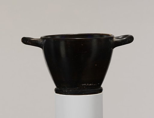 Terracotta skyphos (deep drinking cup)