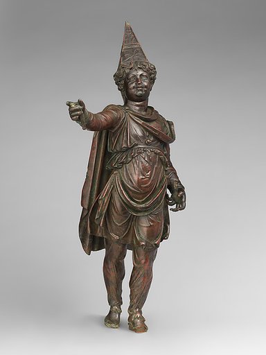 Bronze figure of a boy in Eastern dress