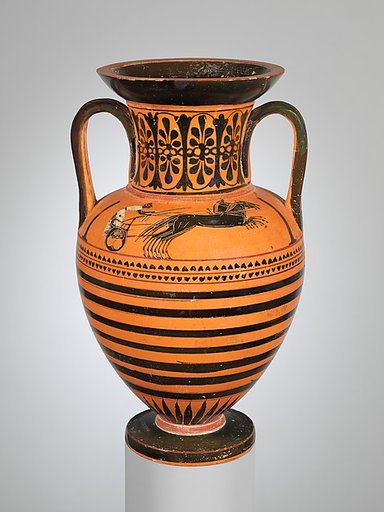 Terracotta neck-amphora (jar)