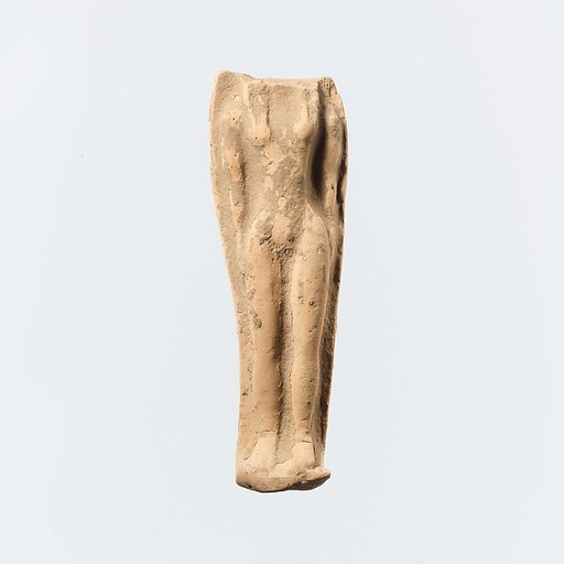 Terracotta statuette of a female figure