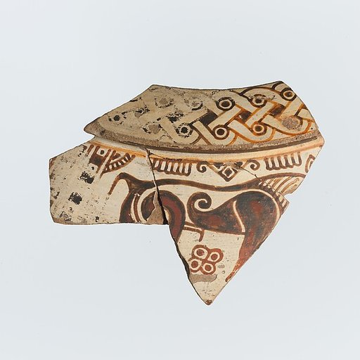 Fragment of a terracotta dinos (deep round-bottomed bowl)