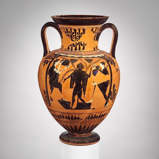 Terracotta neck-amphora (jar)