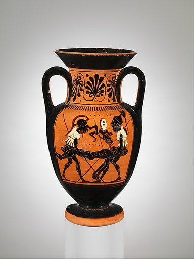 Terracotta neck-amphora (jar)