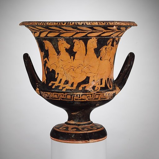 Terracotta calyx-krater (bowl for mixing wine and water)