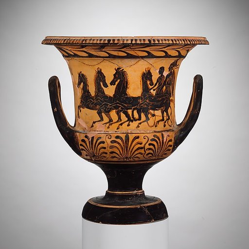 Terracotta calyx-krater (bowl for mixing wine and water)