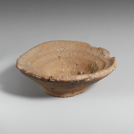 Terracotta shallow bowl