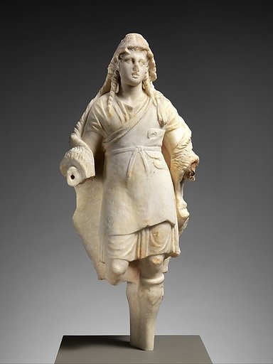 Marble statuette of Dionysos