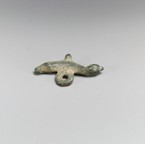 Bronze phallic amulet