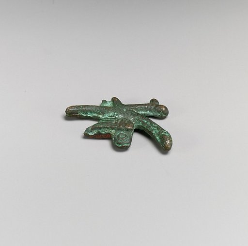 Bronze phallic amulet