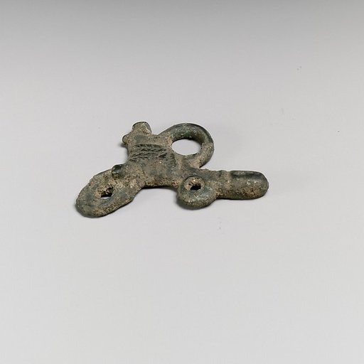 Bronze phallic ornament