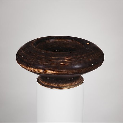 Terracotta plemochoe (vase for perfume)