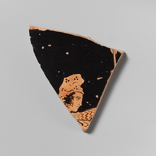 Fragment of a terracotta bell-krater (mixing bowl)