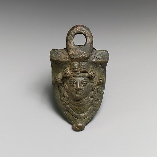 Two bronze handle attachments