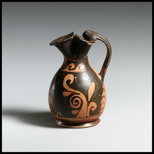 Terracotta oinochoe: chous (jug)
