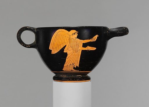 Terracotta skyphos (deep drinking cup)