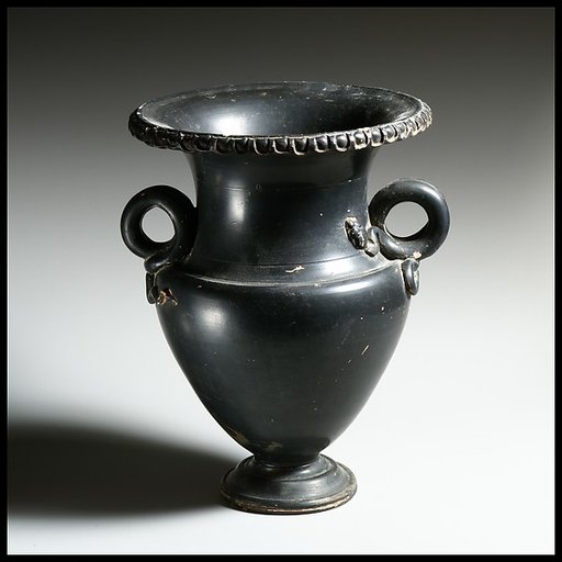 Terracotta krateriskos (small mixing bowl)