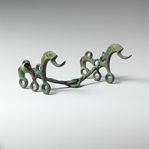 Bronze horse bit