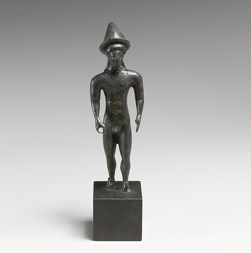 Bronze statuette of a youth