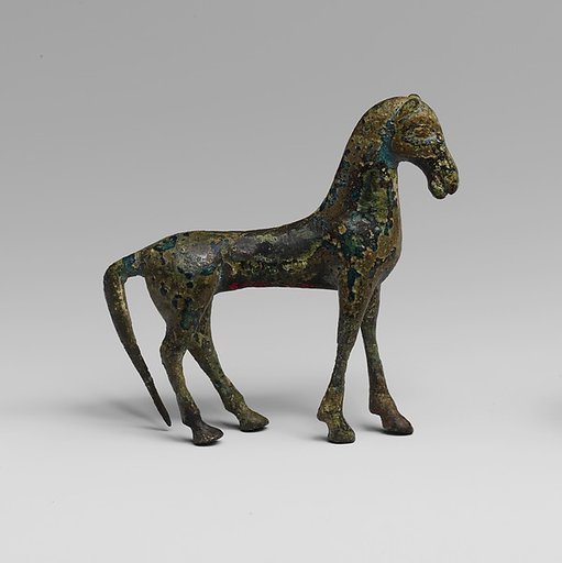 Bronze statuette of a horse