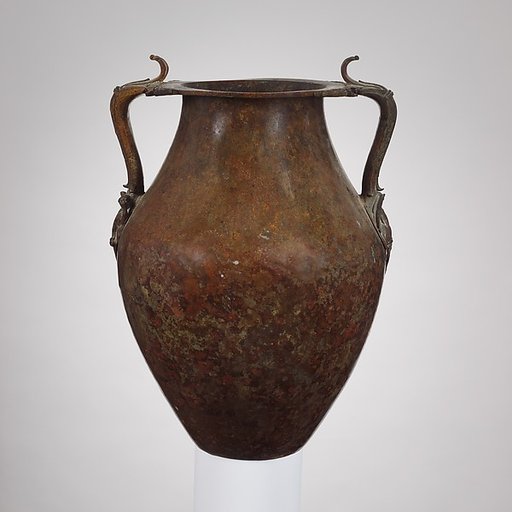 Bronze jar with two handles