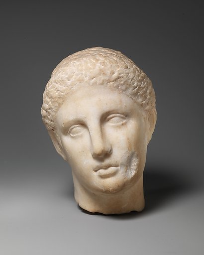 Marble head of a youth