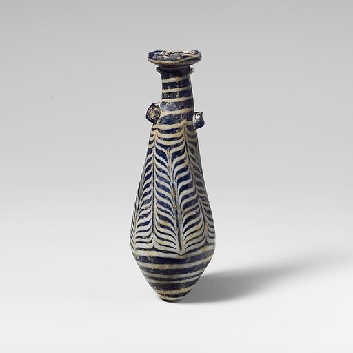 Glass alabastron (perfume bottle)