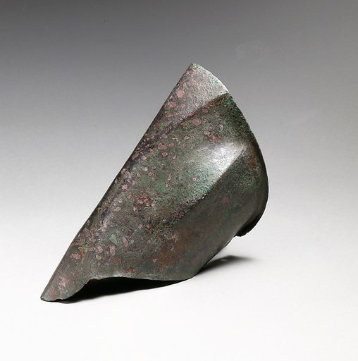 Pair of bronze ankle guards