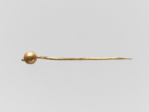 Gold pin