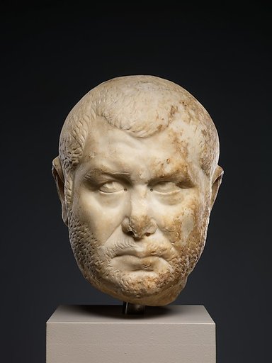 Marble portrait of a man