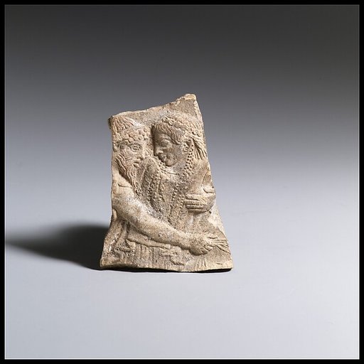 Terracotta fragment of a votive relief