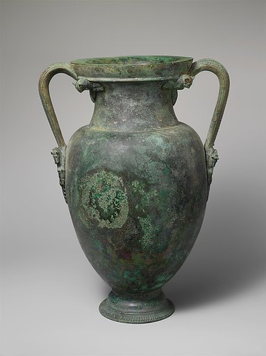 Bronze neck-amphora (jar)