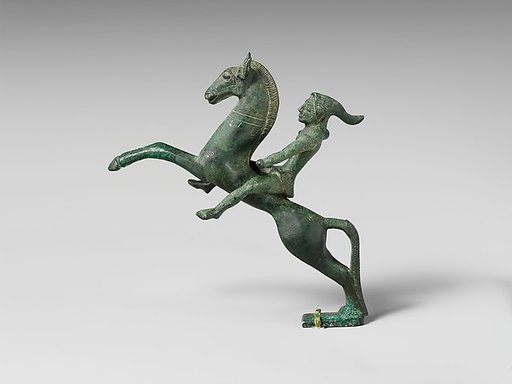 Bronze statuette of a Scythian mounted archer