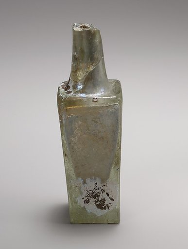 Glass 'Mercury' bottle