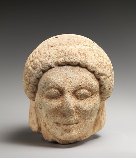 Marble head of a kouros (youth)