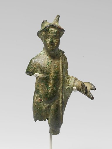 Bronze statuette of Mercury