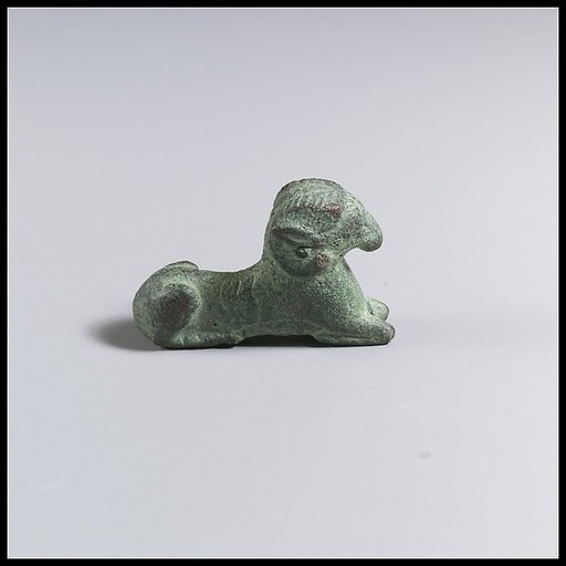 Bronze statuette of a ram