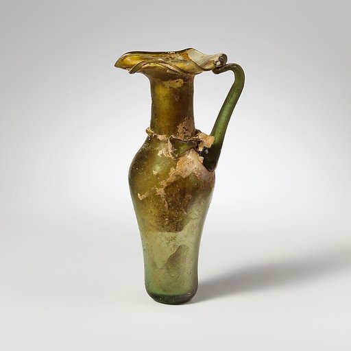 Glass jug with trefoil rim